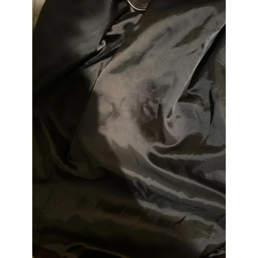 Banana Republic Soft Heavy Weight Chocolate Brown Suede Leather Jacket - M